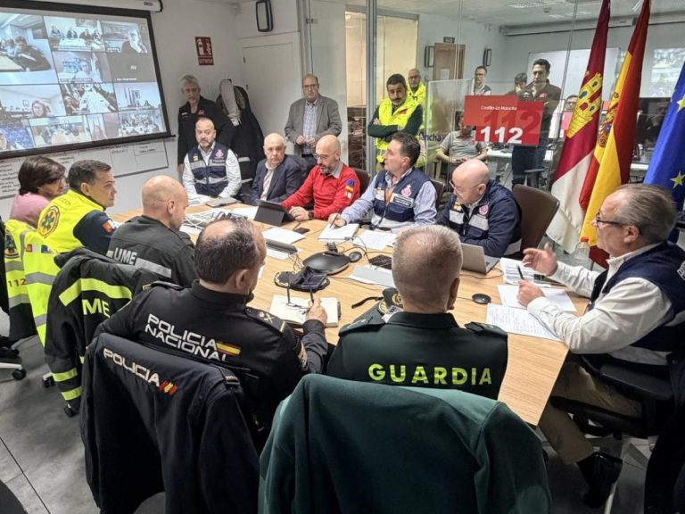 C-LM refuerza la vigilancia ante la borrasca Oriana y mantiene activado el Pricam en nivel 2