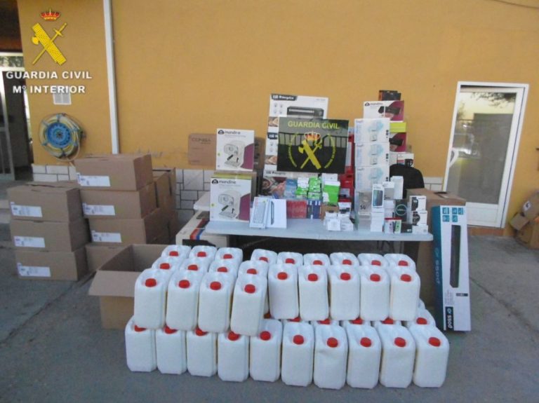 Golpe a una banda que robó en camiones aparcados en Yeles, Seseña, Borox y Esquivias