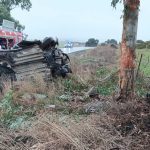 Un hombre de 46 años fallece tras salirse de la vía y volcar su turismo en Villamayor de Calatrava