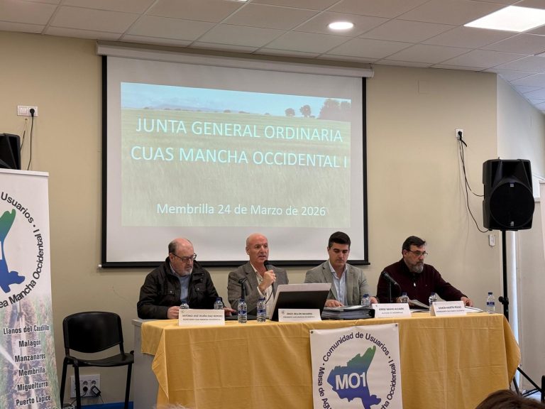Ángel Bellón, reelegido presidente de la Comunidad de Usuarios de Aguas Subterráneas (CUAS) Mancha Occidental I