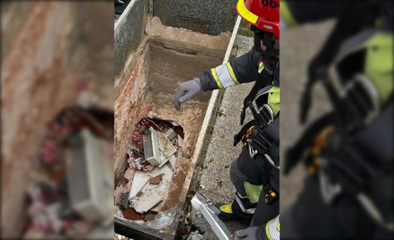 Herida una octogenaria tras caer en una fosa del cementerio de Daimiel