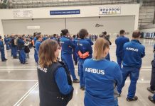CCOO cifra en un 90 % el seguimiento de los paros en Airbus Illescas y Albacete