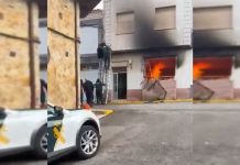 Rescatado un matrimonio en Tarazona tras un incendio en su casa