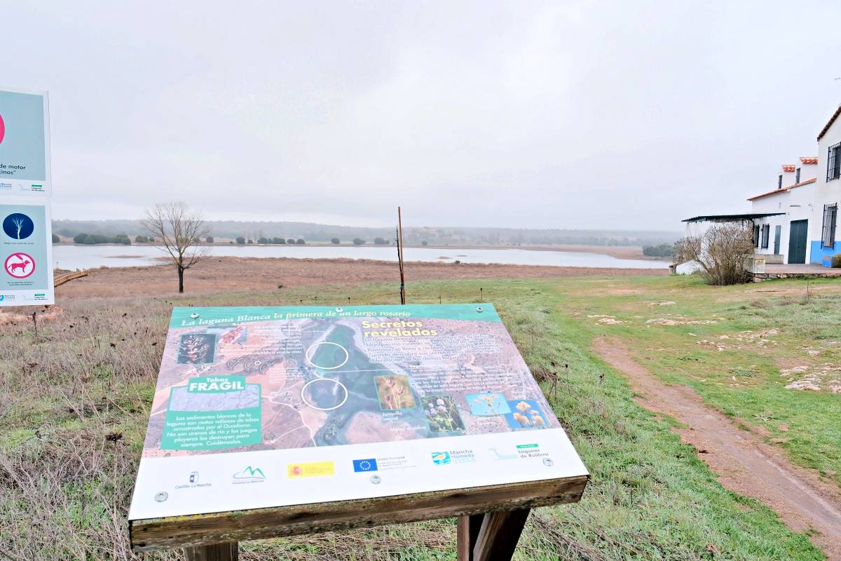 Las Lagunas de Ruidera experimentan una “evolución hídrica bestial” tras las lluvias