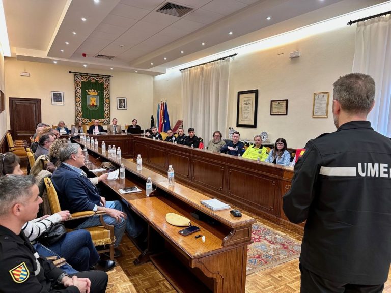 El Primer Batallón de Intervención en Emergencias realiza un simulacro con múltiples víctimas en Talavera