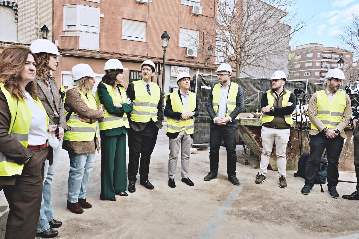 Así avanzan las obras en Tomelloso del primer hotel reubicable de Europa