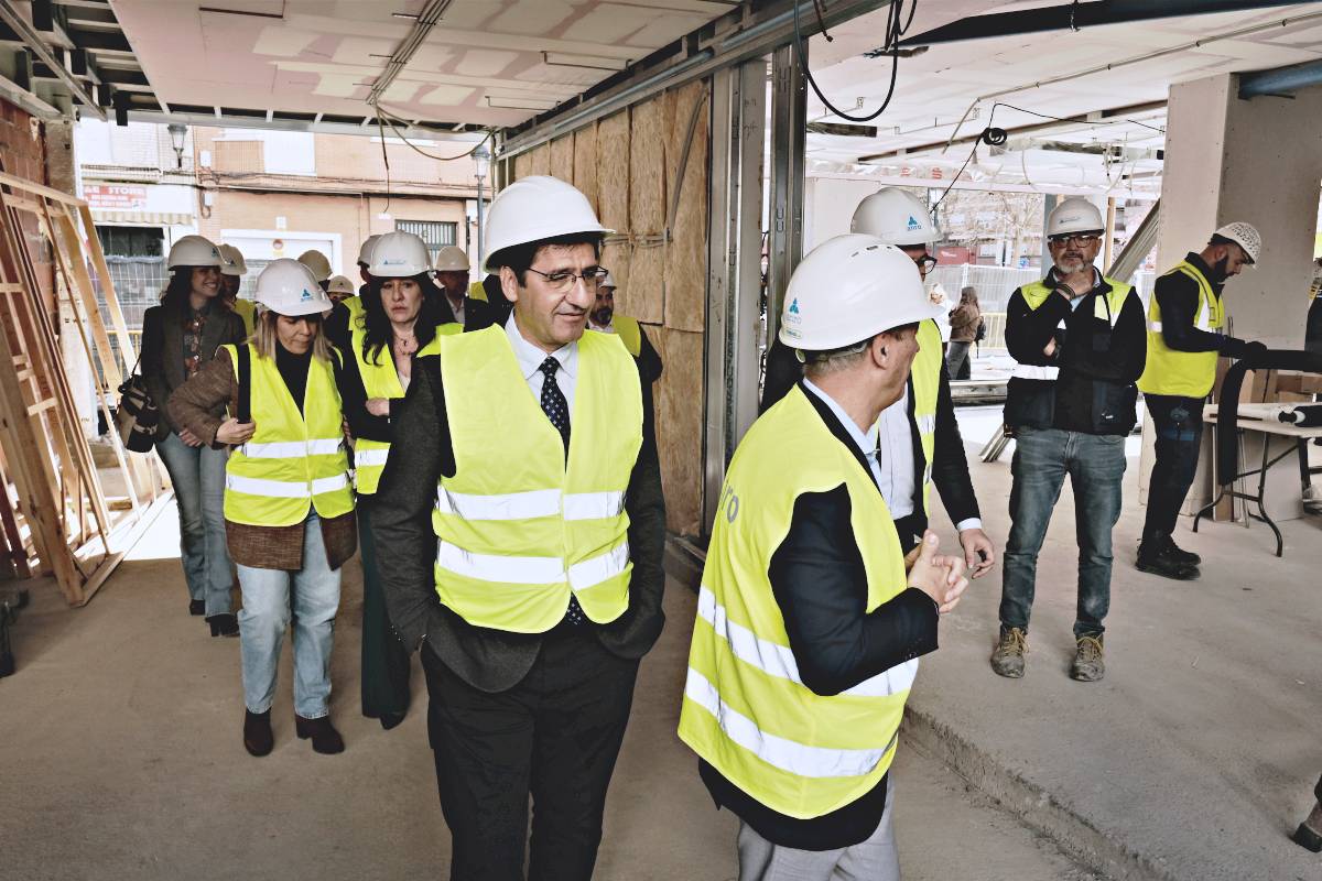 Así avanzan las obras en Tomelloso del primer hotel reubicable de Europa