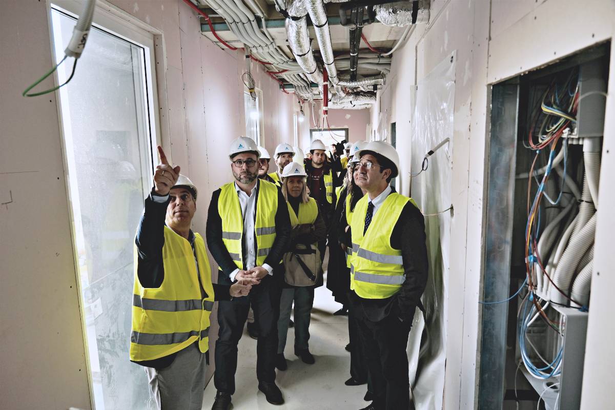 Así avanzan las obras en Tomelloso del primer hotel reubicable de Europa