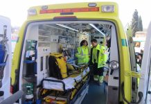 Hospitalizado un trabajador tras caer de un andamio en Alcázar de San Juan