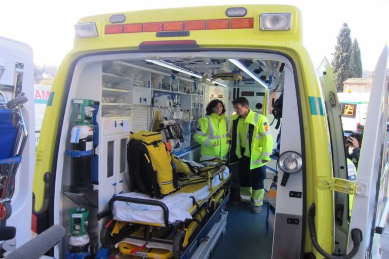 Hospitalizado un trabajador tras caer de un andamio en Alcázar de San Juan