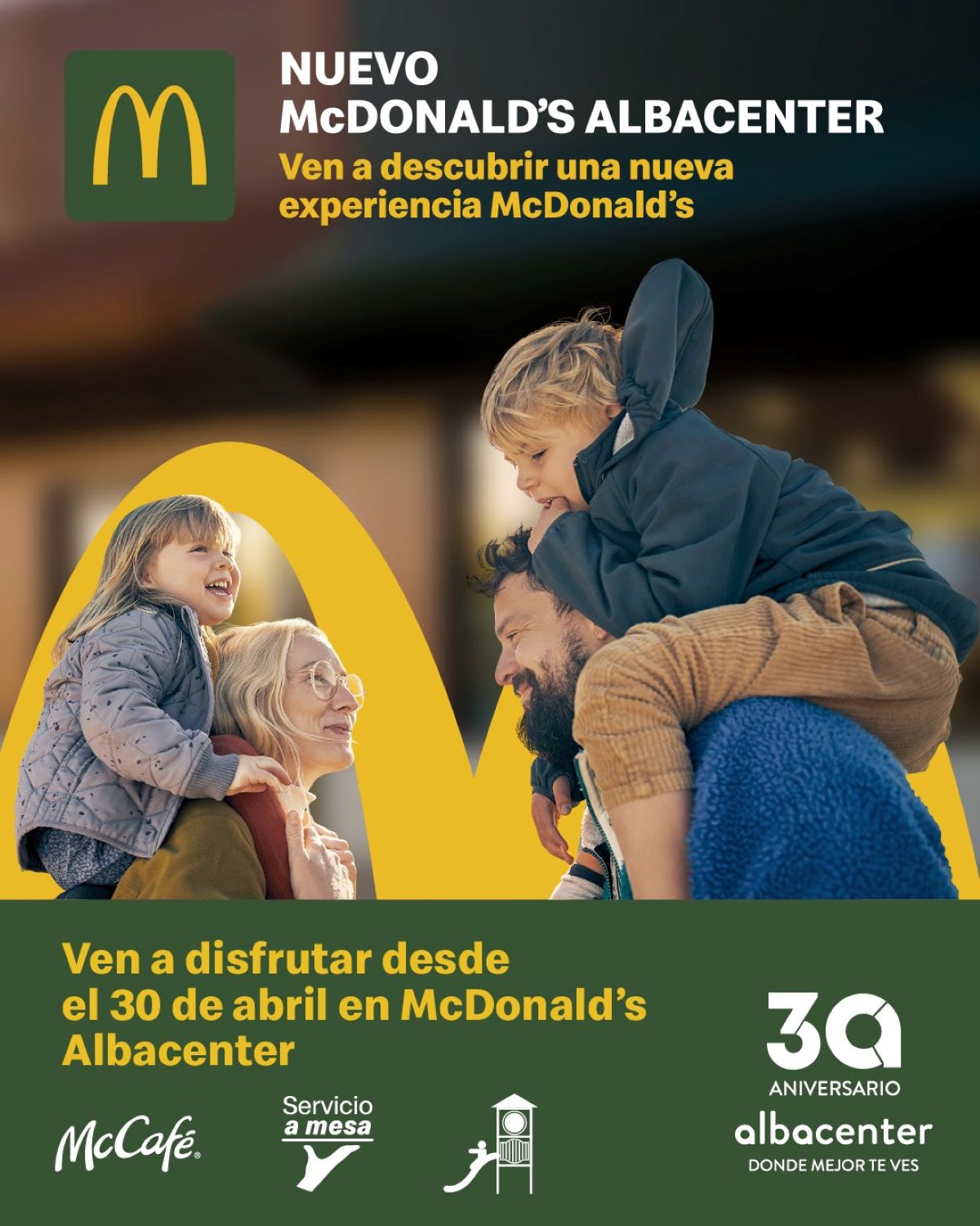 Por fin: abre sus puertas el nuevo McDonald's del Albacenter