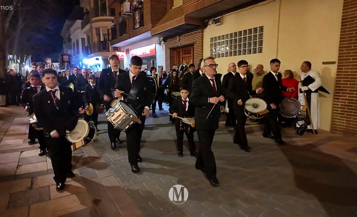 La procesión del Jueves Santo recorre Argamasilla de Alba con gran participación