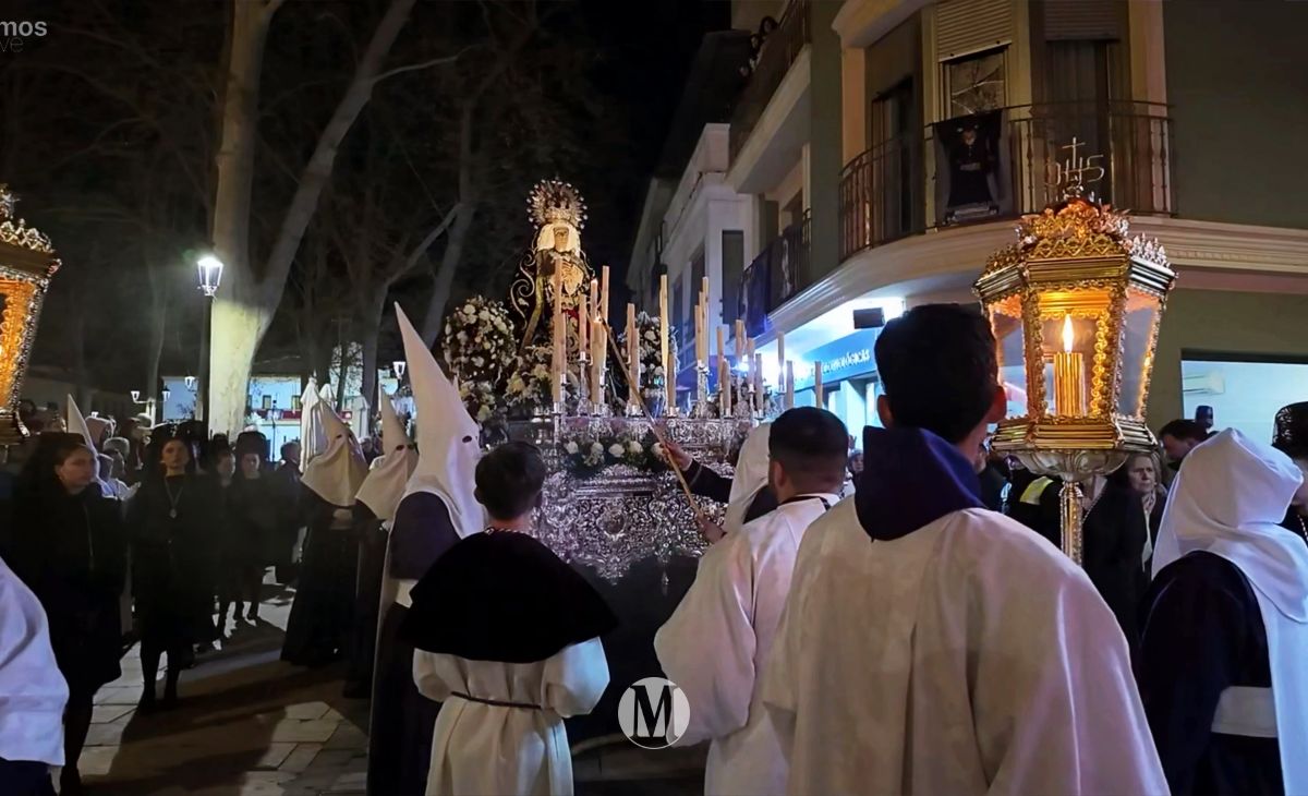 La procesión del Jueves Santo recorre Argamasilla de Alba con gran participación