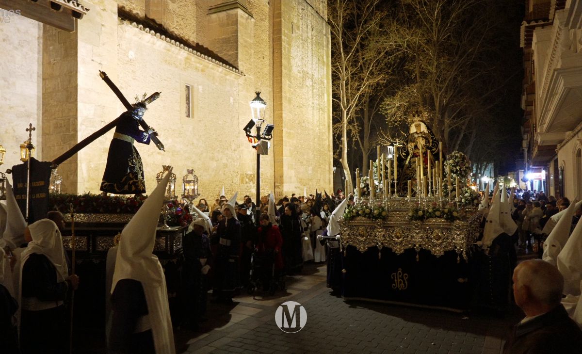 La procesión del Jueves Santo recorre Argamasilla de Alba con gran participación