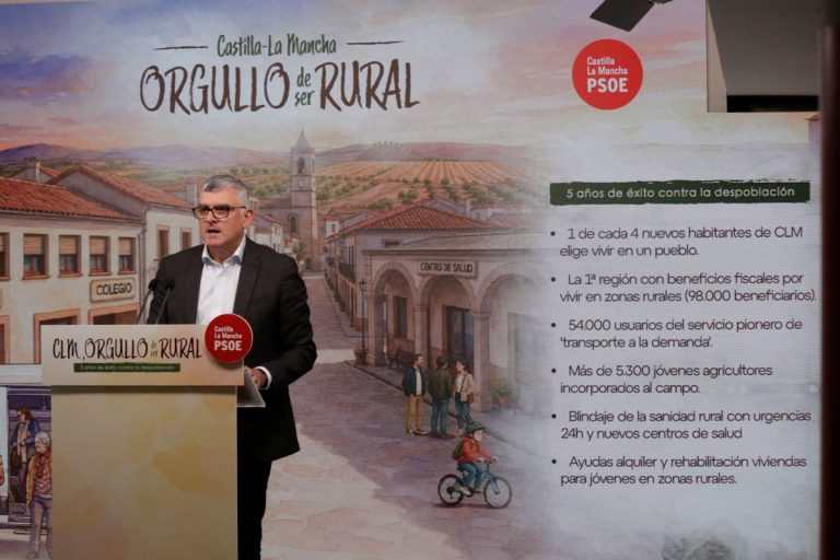 PSOE CLM celebra cinco años de éxito en la lucha contra la despoblación