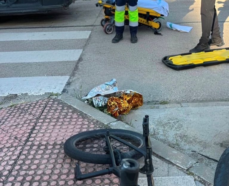 Atropellado un menor que iba en bicicleta por Cuenca
