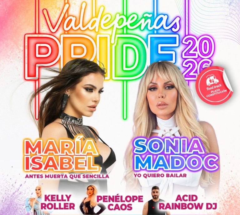 María Isabel, Sonia Madoc y Kelly Roller actuarán en el Orgullo LGTBI de Valdepeñas