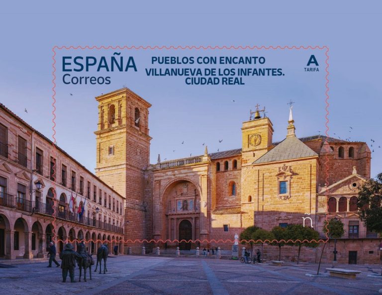Villanueva de los Infantes protagoniza un nuevo sello de Correos