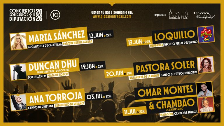 Aplazados sin fecha los Conciertos Solidarios de la Diputación de Ciudad Real