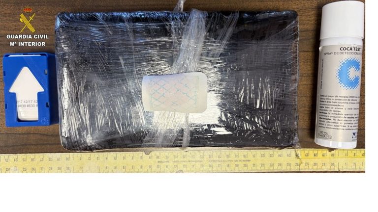 Pillado en Puerto Lápice tras esconder más de un kilo de cocaína en su coche
