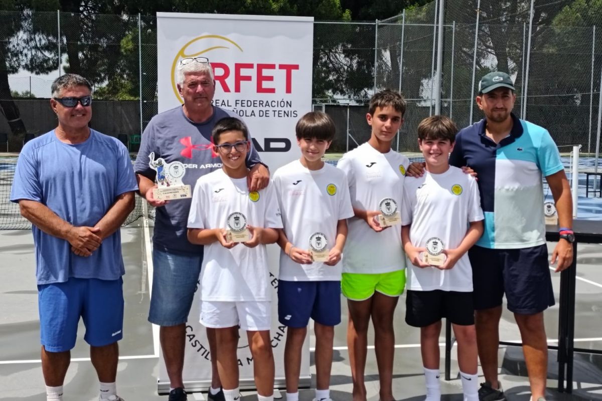 El CT Daimiel Azuer se proclama campeón regional alevín por equipos y logra el billete para el Campeonato de España